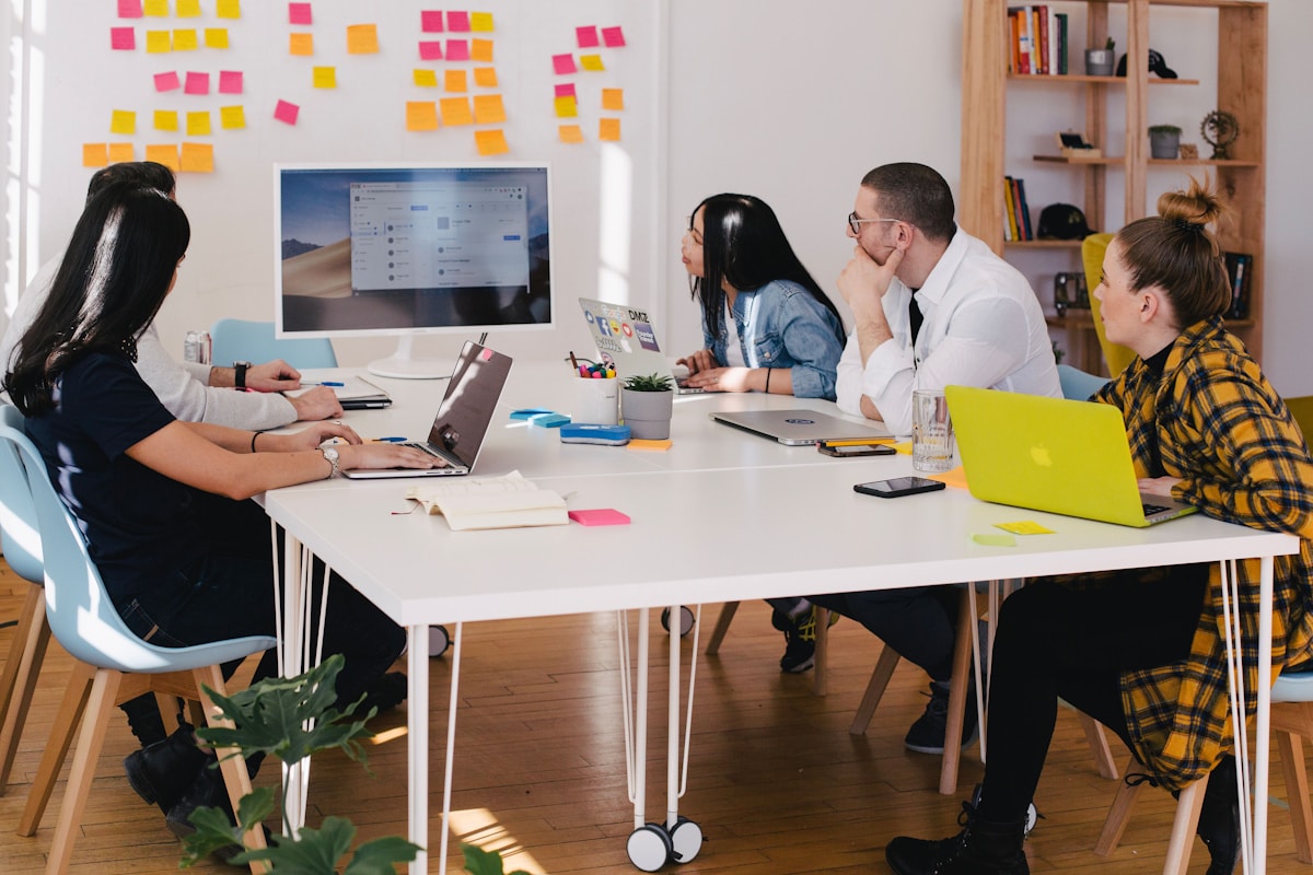 Appcellen engineers collaborating on a client platform